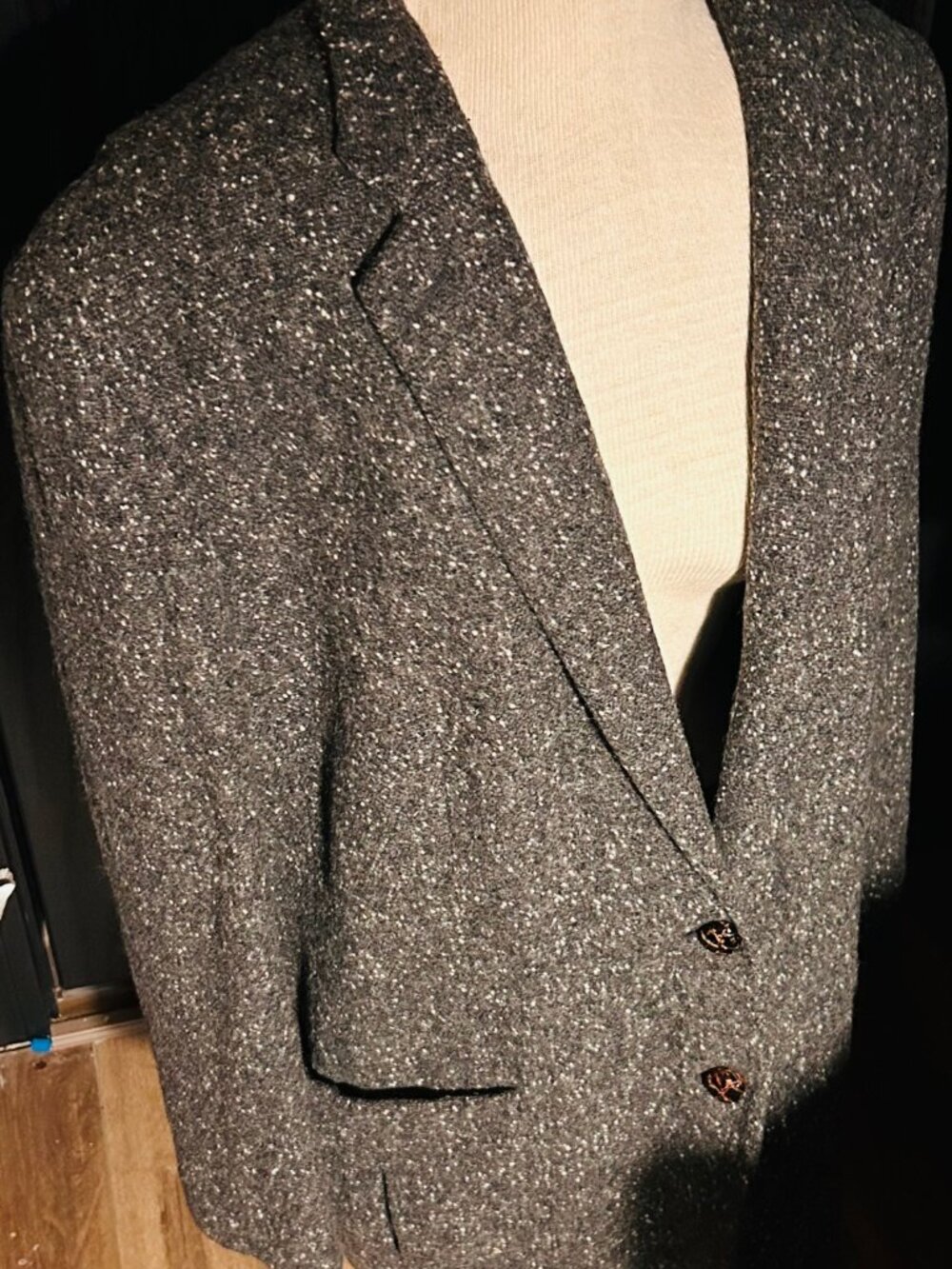Vintage Lauren Ralph Lauren Tweed Wool Blazer 16W